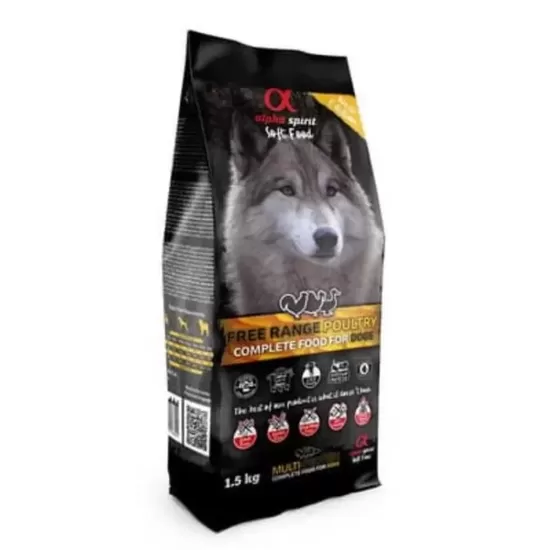 Alpha Spirit Poultry barība suņiem ar mājputniiem 12 kg   