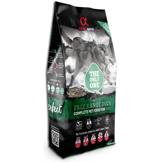 Alpha Spirit Duck pilnvērtīga sausā barība suņiem 3 kg   